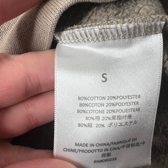 Fear of God Essentials Hoodie Desert Taupe Tan Size S Streetwear Heavy Pullover - Picture 12 of 12